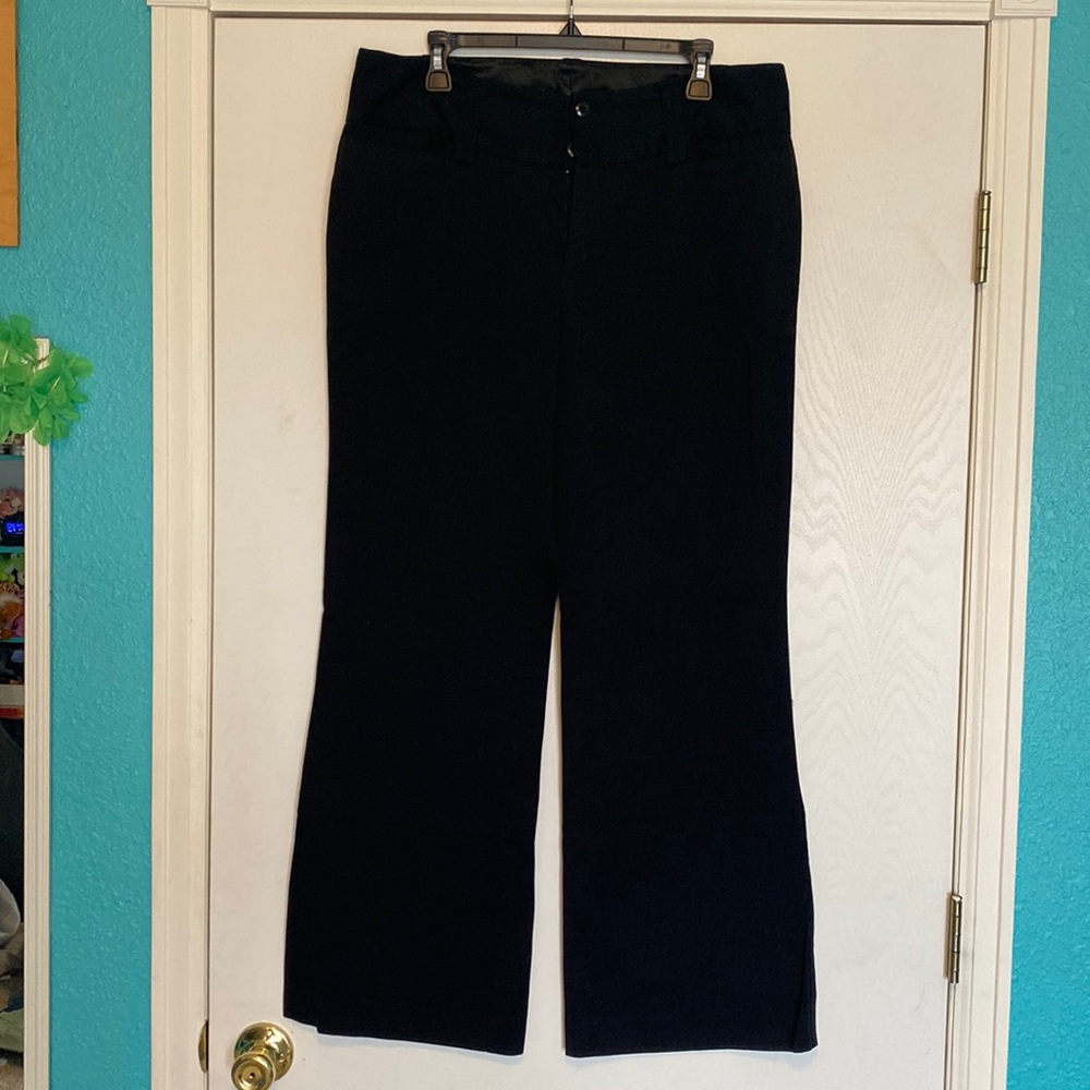 Maurices black Trouser work pants, size 11/12 R